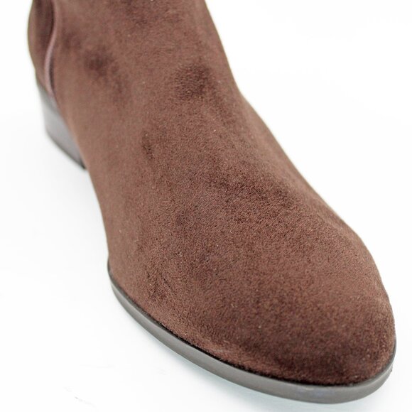 Michael Kors Women's Bromley Suede Side-Zip Over The Knee Boots - Picture 5 of 9